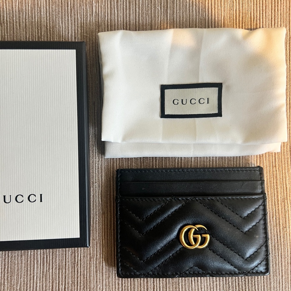 *New With Tags* Gucci GG Marmont card case